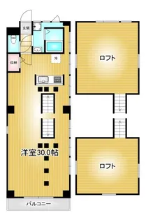 fメゾン代官町【5階】の間取り