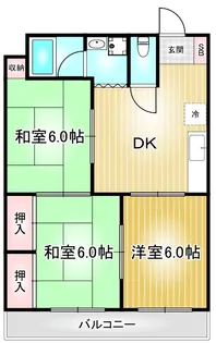 ハートイン向島【3階】の間取り