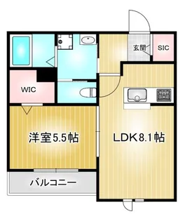 Evergarden千種Ⅱ【3階】の間取り