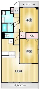 カーサグラニーレ【2階】の間取り