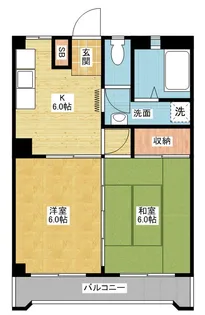 コーポ松栄【2階】の間取り