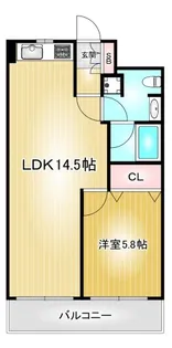 ISM松原【5階】の間取り