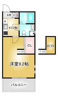 プリミエール妙音通【2階】の間取り