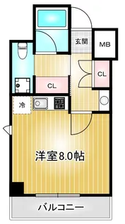 ル・ブルー鶴舞【10階】の間取り