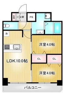 アドバンス名古屋シュテルン【13階】の間取り