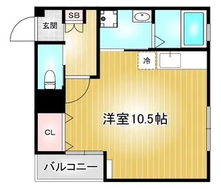 マリアロッソ天神山【4階】の間取り