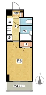 カーサ内山【1階】の間取り
