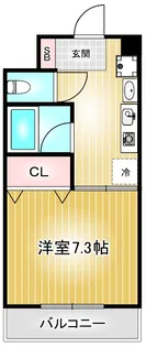 アベニュー大宝【4階】の間取り