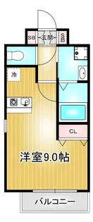 プレサンス名古屋STATIONザ・シティ【6階】の間取り