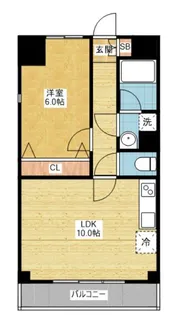 ハピネス【2階】の間取り