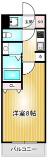 ユーレジデンス名駅南【8階】の間取り