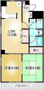 FREESIA【7階】の間取り