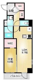 ブランシエスタ金山北【1階】の間取り