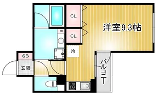 エルスタンザ千代田【5階】の間取り