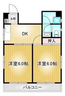 第101プロスパービル【5階】の間取り