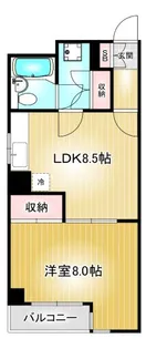 サンシティ瓦町【2階】の間取り