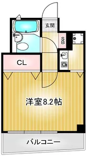 ナビシティ大須Ⅱ【9階】の間取り