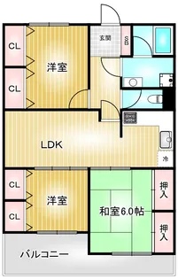 シティコーポ千代田【9階】の間取り