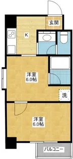 bespoke鶴舞【9階】の間取り