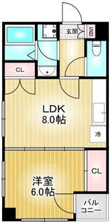 fビル東山【5階】の間取り