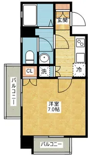 リエス鶴舞WEST TOWER【8階】の間取り