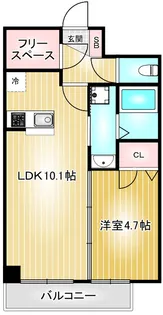 プレサンス鶴舞公園ウィズ【13階】の間取り