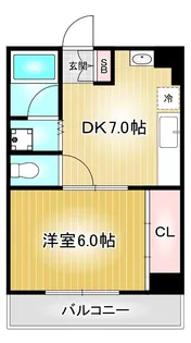 第2オーシャンビル【4階】の間取り