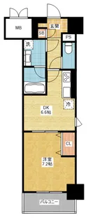 フレール上前津【11階】の間取り