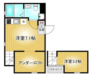 ピアチェーレ新栄【1階】の間取り