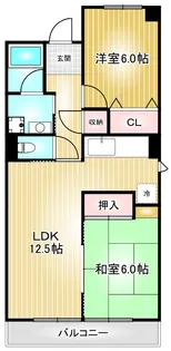 コンフォートピア・アツミ【5階】の間取り