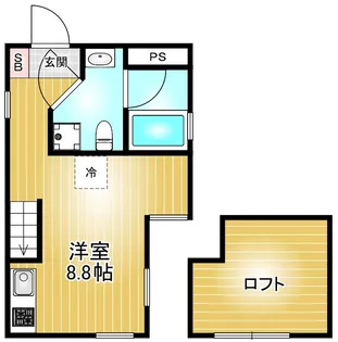 Ravir六番町【4階】の間取り
