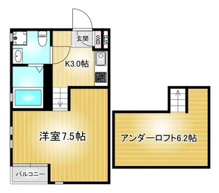 ラ・カーサ・ミーア【1階】の間取り