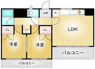 第6協和ビル【8階】の間取り
