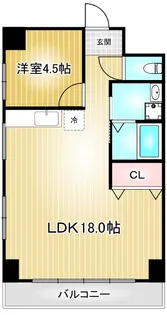 第3フクマルビル【4階】の間取り