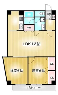 シンエーハイツ千種【8階】の間取り