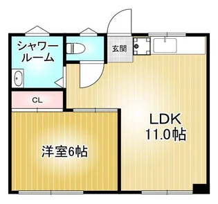 カーサバレンシア【2階】の間取り