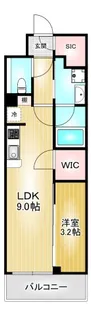 メイクスアート名駅WEST【2階】の間取り