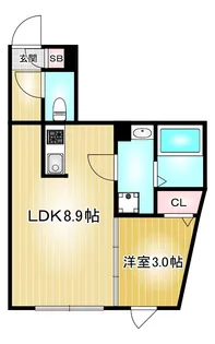 quador車道【4階】の間取り