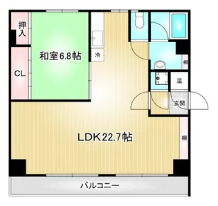 主税ビル【9階】の間取り