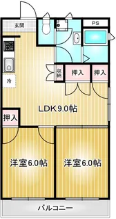 ロンシャン金山【6階】の間取り