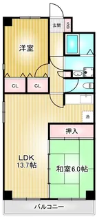 グランシャリオ名駅南【2階】の間取り