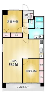 グレイスコート千代田【5階】の間取り