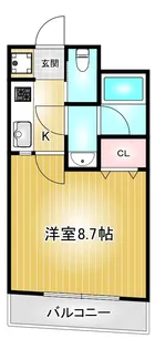 エスポアール光洋【9階】の間取り