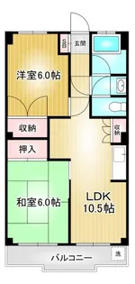 浅井レジデンス【5階】の間取り