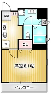 共同ハイツ西大須【9階】の間取り