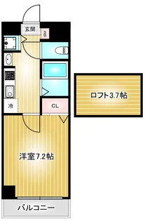 ベレーサ金山【7階】の間取り