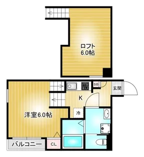 ライカート新栄【1階】の間取り