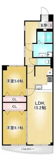 ライオンズマンション栄第2【9階】の間取り