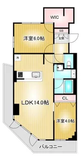 RESIDENCE TACHIBANA【2階】の間取り
