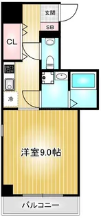 ビオラ名駅西【9階】の間取り